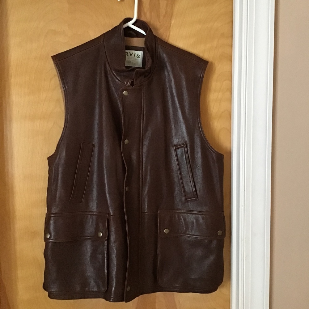 Leather vest